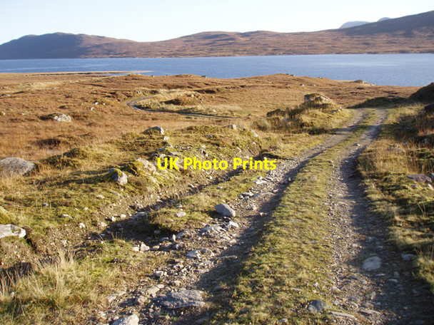 Photo 6"x4" Track above Loch Fannich Torran Ruadh c2009