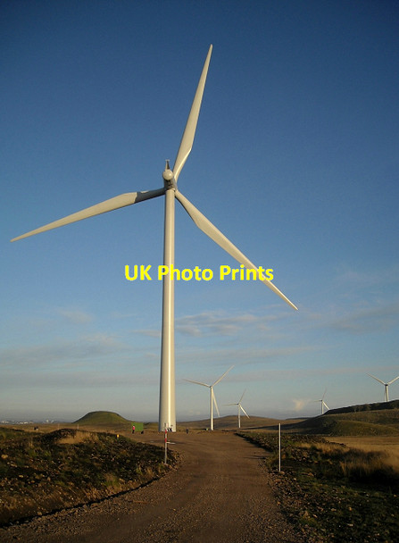 Photo 6"x4" Whitelee Windfarm Brown Hill\/NS5348 c2009