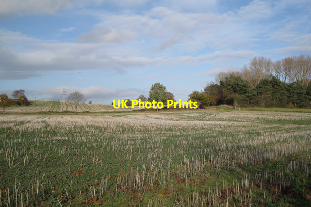 Photo 6"x4" Fields near Middle Woodloes Warwick c2009
