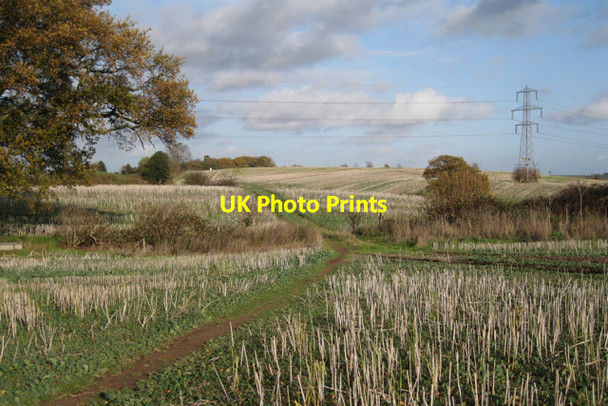 Photo 6"x4" Entrance to a field north-east of Middle Woodloes Warwick c2009