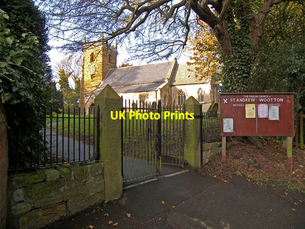 Photo 6"x4" Parish Church of St. Andrew, Wootton Wootton\/TA0816 c2009