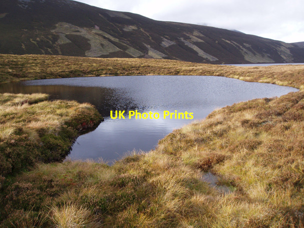 Photo 6"x4" Lochan south of Loch Builg Lochbuilg Lodge c2009