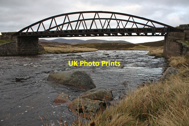 Photo 6"x4" Bridge over River Gairn Daldownie c2009