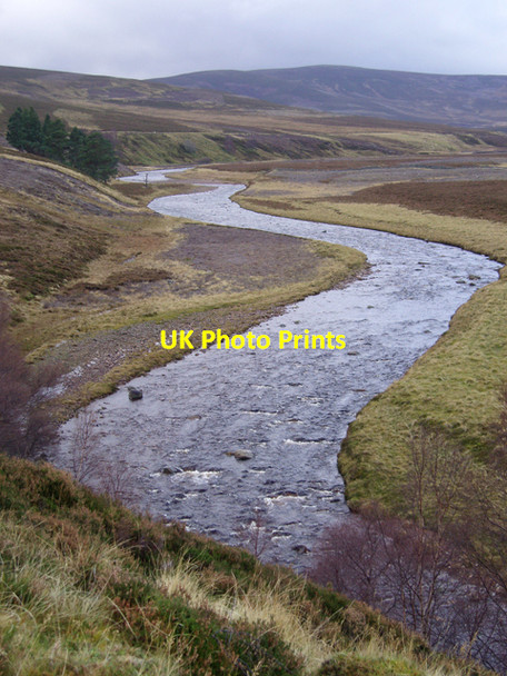 Photo 6"x4" River Gairn Easter Sleach c2009