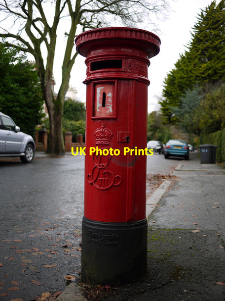 Photo 6"x4" Postbox, Belfast Belfast c2009