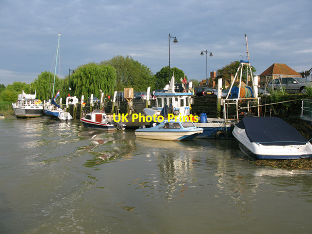 Photo 6"x4" Sandwich quay from the river Sandwich c2009