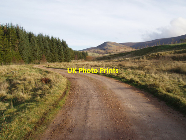 Photo 6"x4" Whitefolds Farm road Tomnavoulin c2009