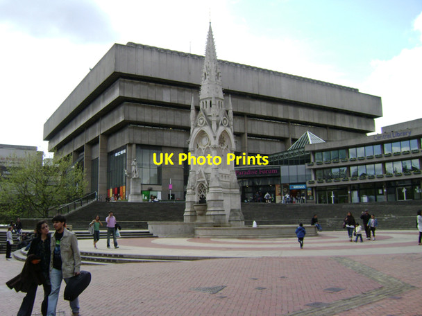 Photo 6"x4" Chamberlain Memorial and Central Library, Chamberlain Square B3 Lee Bank c2009