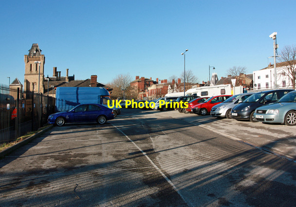 Photo 6"x4" Railway station car park, Lincoln Lincoln c2009
