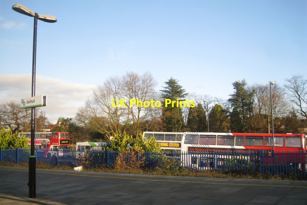 Photo 6"x4" Buses, Solihull railway station Solihull c2009