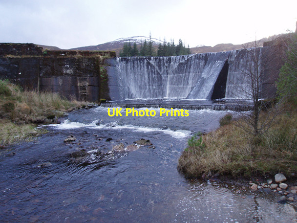Photo 6"x4" Dam, Loch Doire nan Sgiath Ardverikie c2009