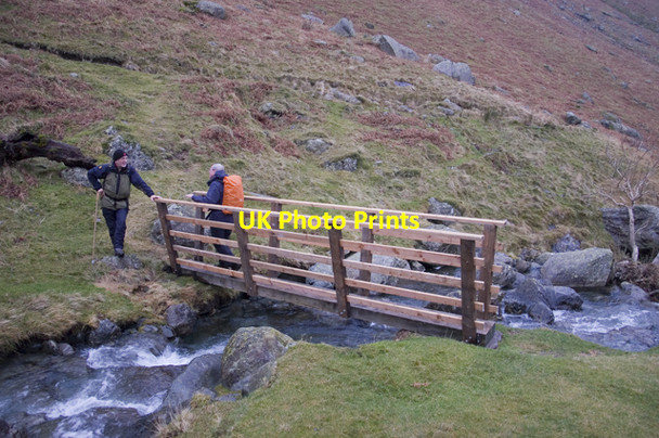 Photo 6"x4" Footbridge over Hartsop Beck Hartsop c2009