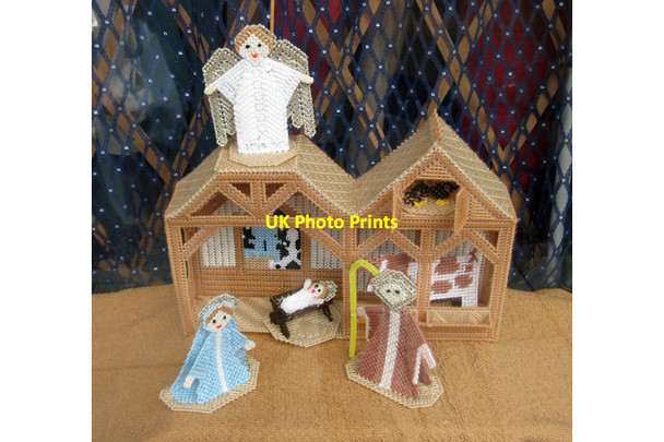 Photo 6"x4" Christmas Crib, High Street, Barton Upon Humber Barton-Upon-Humber c2009