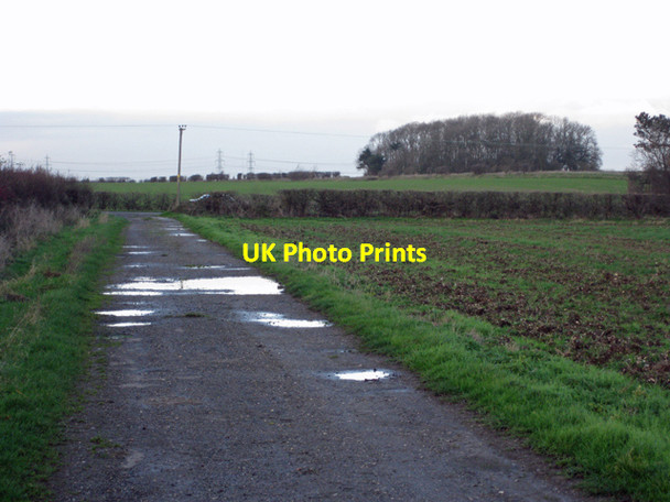 Photo 6"x4" Track towards Wold Road Wootton\/TA0816 c2009