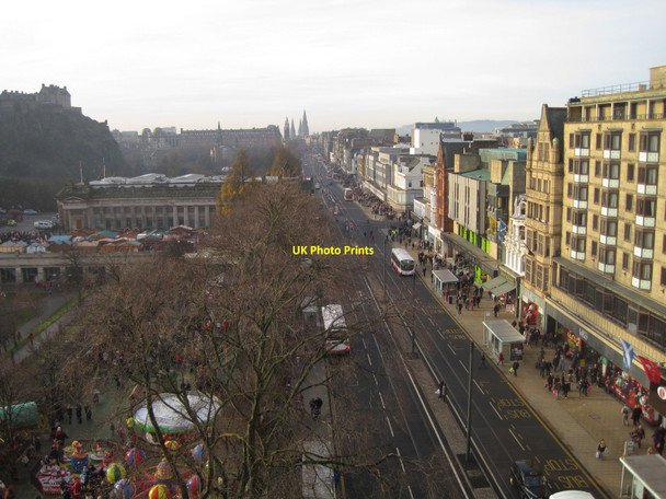 Photo 6"x4" Princes Street Edinburgh c2009