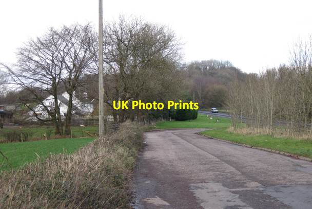 Photo 6"x4" Lay-by on A38 northbound by Paddock Farm Red Ball c2009