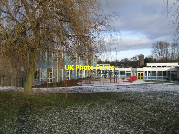 Photo 6"x4" Berry Brook Primary School at Christmas Wednesfield c2009