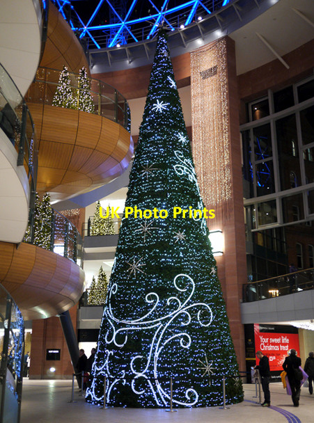 Photo 6"x4" Victoria Square at Christmas Belfast c2009