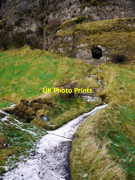 Photo 6"x4" Cave, Cave Hill Newtownabbey c2009