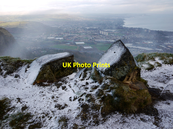 Photo 6"x4" Summit of McArt's Fort Newtownabbey c2009