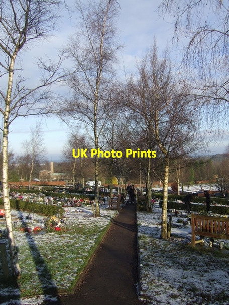 Photo 6"x4" Bushbury Crematorium on Christmas Day Wednesfield c2009