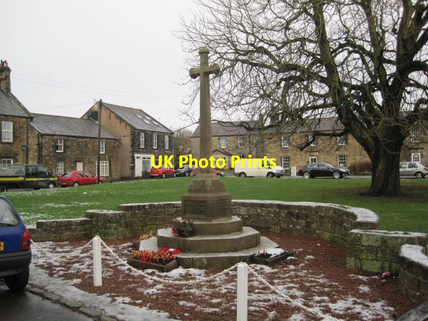 Photo 6"x4" War Memorial, Wark Village Green Wark\/NY8677 c2009