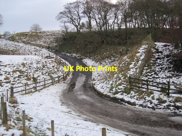 Photo 6"x4" Road near Low Carry House Birtley\/NY8778 c2009