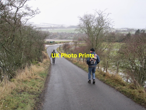 Photo 6"x4" Road to Wark Wark\/NY8677 c2009