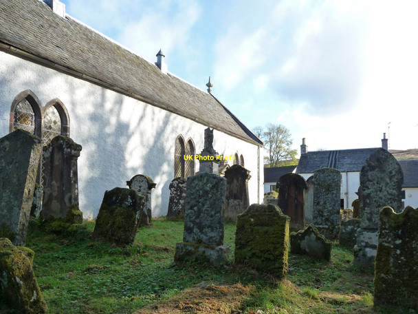 Photo 6"x4" Churchyard at Kilfinan Parish Church Kilfinan c2009