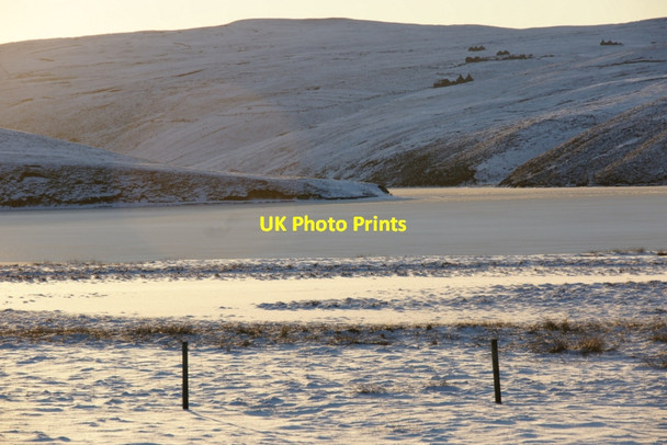 Photo 6"x4" Frozen Loch of Cliff at Burrafirth Burrafirth c2010