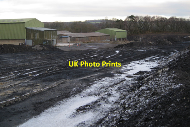 Photo 6"x4" Part of clay works, Newbridge ball clay quarry Chudleigh Knighton c2010
