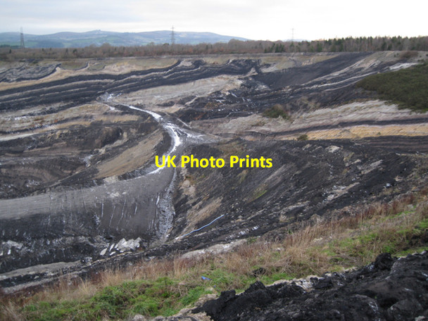 Photo 6"x4" North side of Newbridge ball clay quarry Chudleigh Knighton c2010