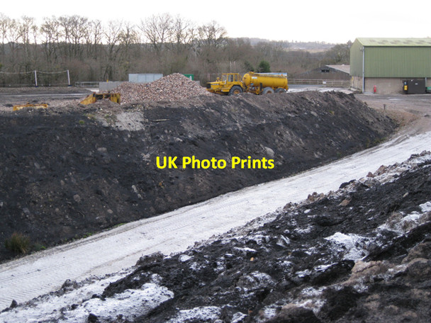 Photo 6"x4" Track out of Newbridge ball clay quarry Chudleigh Knighton c2010