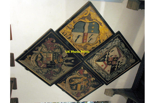 Photo 6"x4" St Michael, Mickleham, Surrey - Hatchments Mickleham c2005