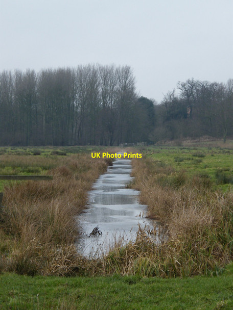 Photo 6"x4" Drainage ditch, near Aldeby Beccles c2010