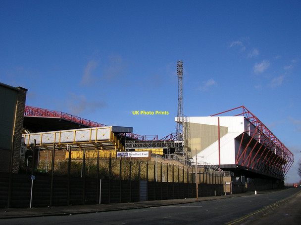 Photo 6"x4" Bradford City Football Ground Bradford\/SE1632 c2009 P1