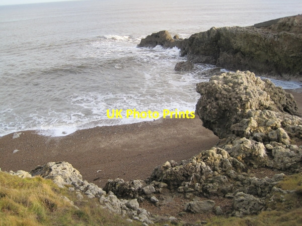 Photo 6"x4" Small Unnamed Bay near Marsden Bay Horsley Hill c2010