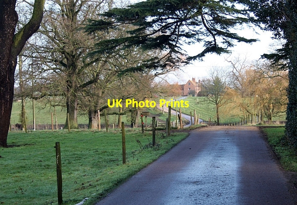 Photo 6"x4" Road to Home Farm Tewkesbury c2010