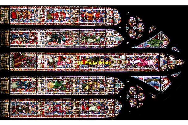 Photo 6"x4" All Saints, Margaret Street, London W1 - West window London c2001