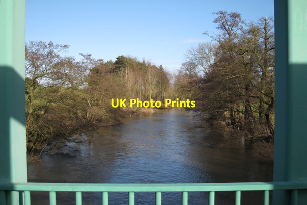 Photo 6"x4" River Avon above the bridge, NAC northern entrance Stoneleigh\/SP3372 c2010