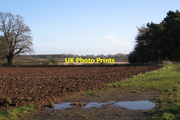 Photo 6"x4" Track into field near Manor Fields Farm Stoneleigh\/SP3372 c2010