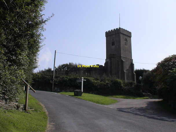 Photo 6"x4" St. Winwaloe's Church Salcombe c2008
