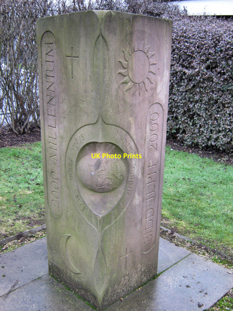 Photo 6"x4" Millennium Stone Biddulph c2010