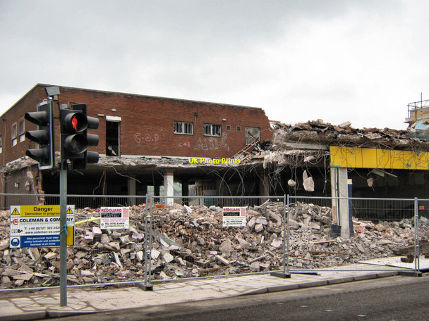 Photo 6"x4" Top floor gone Biddulph c2010