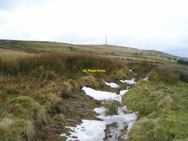 Photo 6"x4" The Snow Lingers Glanaman c2010