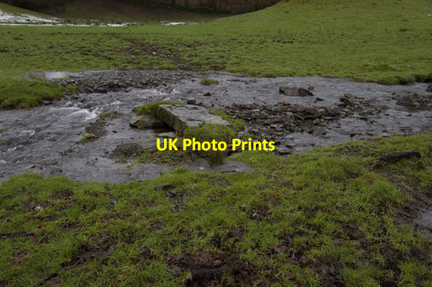 Photo 6"x4" Footpath from Wood farm Ludderburn c2010