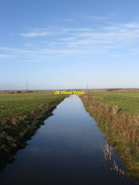 Photo 6"x4" Drain near Chilley Farm Rickney c2010