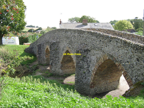 Photo 6"x4" Packhorse Bridge at Moulton Moulton\/TL6964 c2008