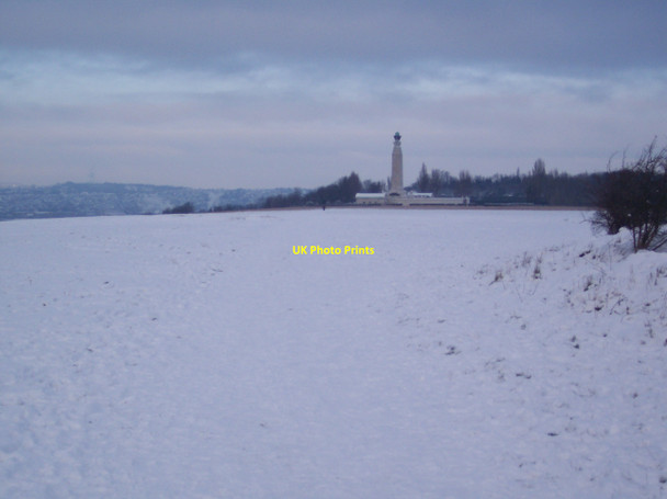 Photo 6"x4" The Great Lines covered in snow Gillingham\/TQ7767 c2010