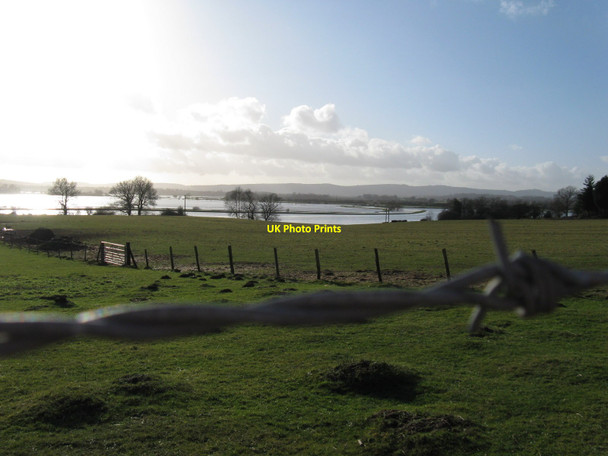 Photo 6"x4" Arun flood plain at Pulborough Marehill c2010